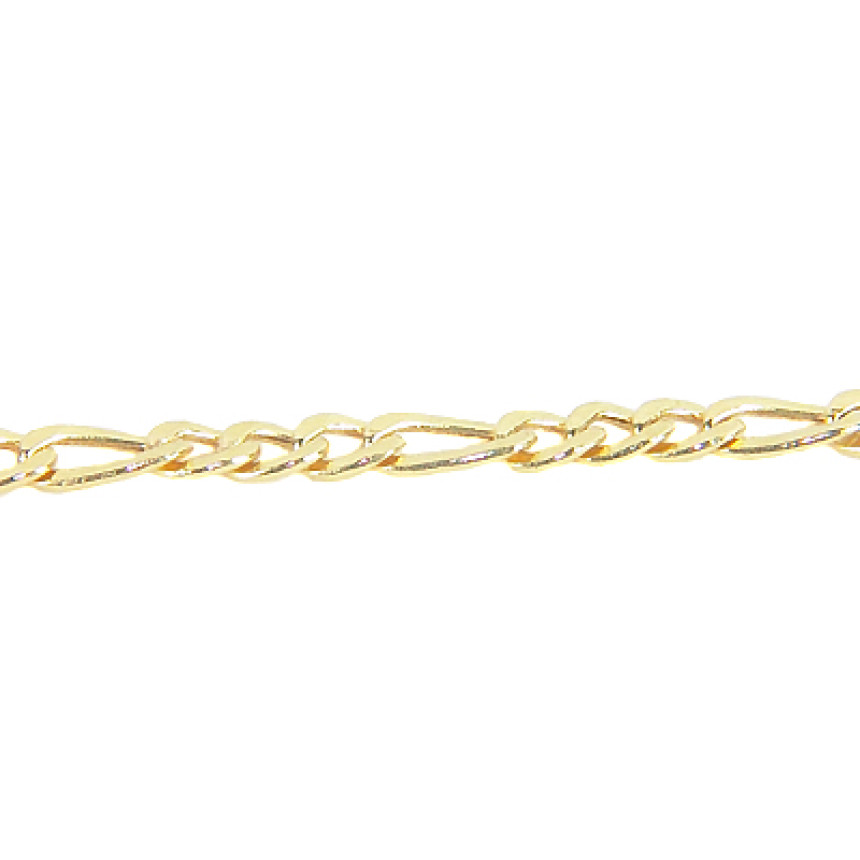 Corrente 3x1 em ouro 18 kt