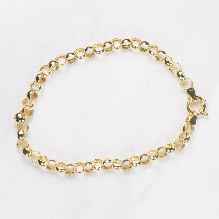 Pulseira portuguesa em ouro amarelo