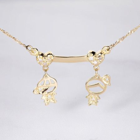 Corrente com  bonequinhos