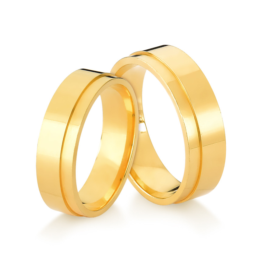 Aliança em ouro 18k