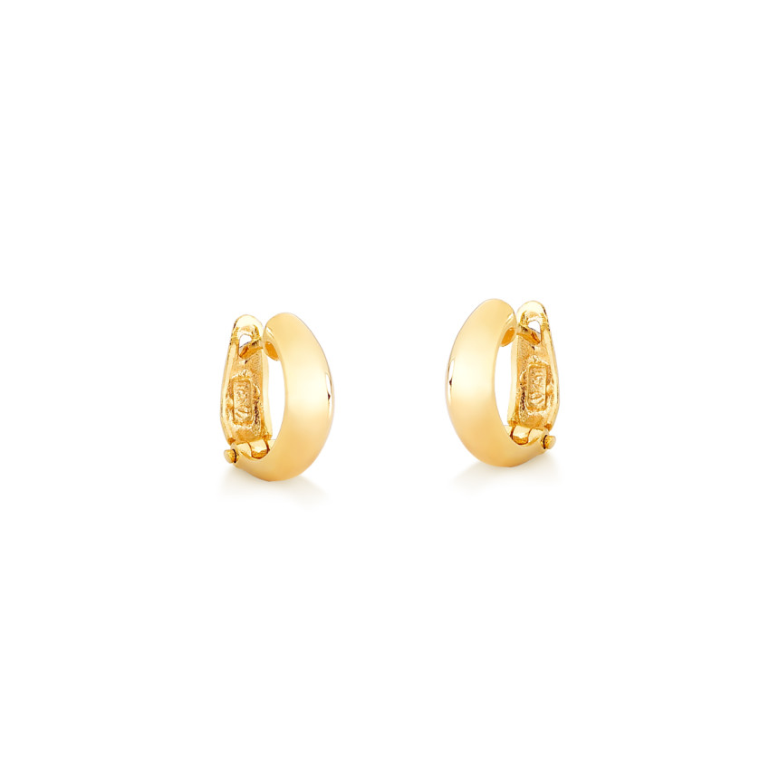 Brincos em ouro amarelo 18k