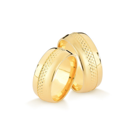 Aliança em ouro amarelo [individual]