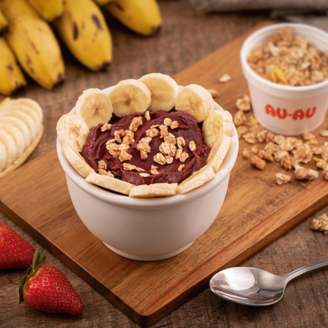 Açaí com Granola e Banana