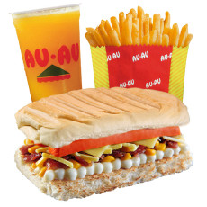 Combo Au-Au Prensado 3 Queijos com Bacon