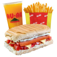 Combo Au-Au Prensado Duplo com Queijo