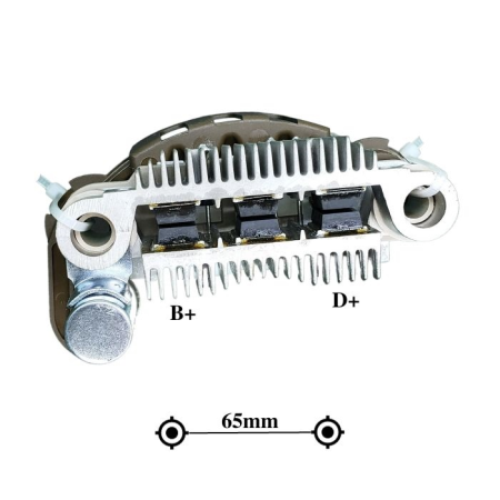 Placa Diodo Alternador Mitsubishi Com Triodo Lancer G1360