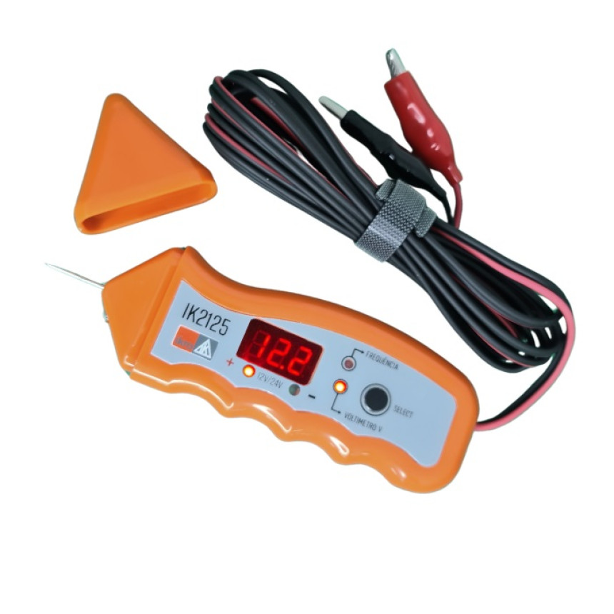 Caneta Teste Polaridade Bivolt 12v/24v Com Frequencimetro