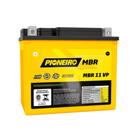 Bateria Pioneiro MBR 11-VP 11Ah 12V