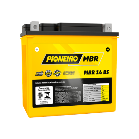 Bateria Pioneiro MBR 14-BS 13Ah 12V
