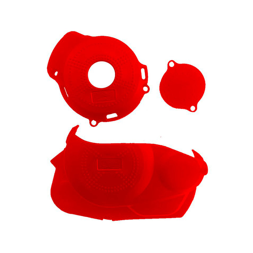 Protetor Tampas Laterais do Motor AMX Honda CRF 230 - Vermelho