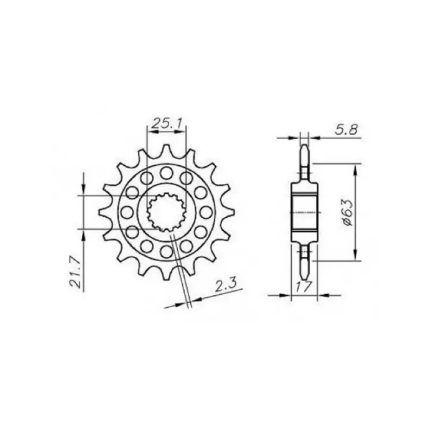 Kit Relação de Transmissão Vaz Xtreme Black Edition Honda NC 700 (12-15) (C/ Retentor)