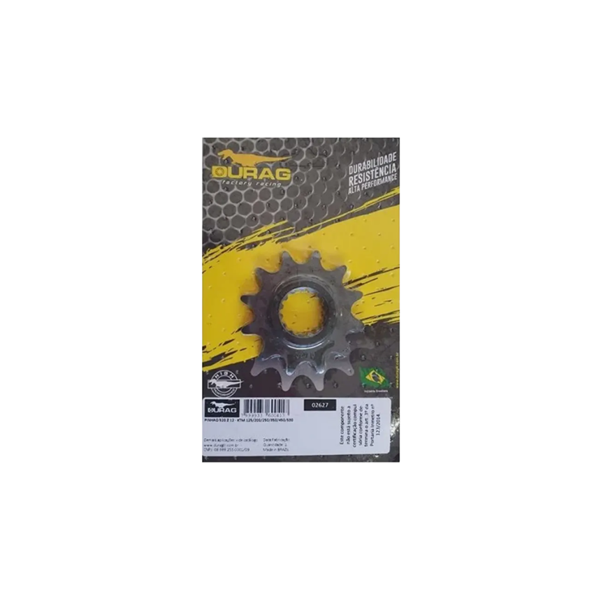 Pinhão 12 Dentes Durag KTM 125 / 200 / 250 / 350 / 450 / 530