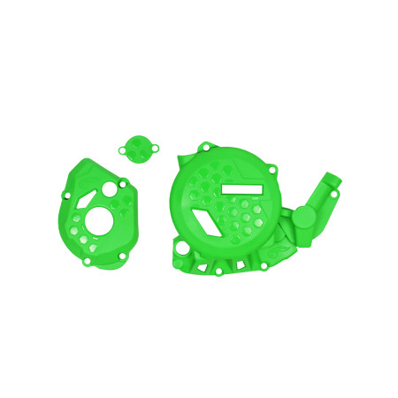 Protetor de Tampas do Motor AMX Kawasaki KX 250 (21-23) - Verde