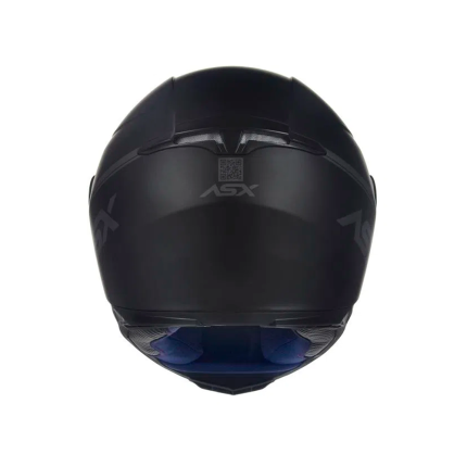 Capacete ASX Draken Solid - Preto Fosco