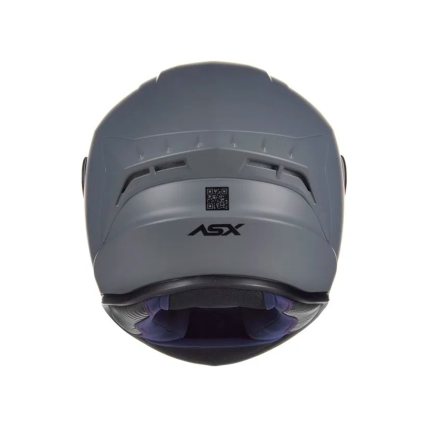 Capacete ASX Draken Solid - Cinza Fosco