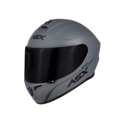 Capacete ASX Draken Solid - Cinza Fosco