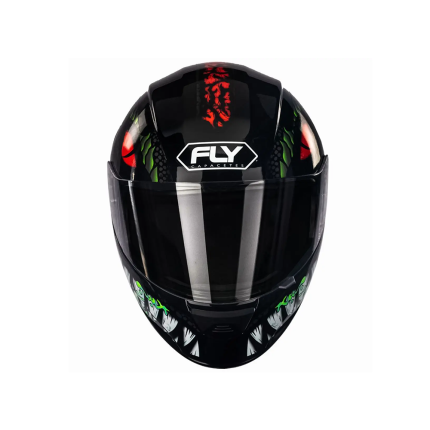 Capacete FLY F9 Monster - Preto