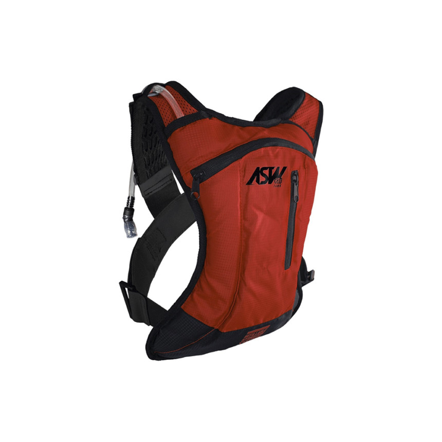 Bolsa de Hidratação ASW Tank Lite - Preta e Vermelha