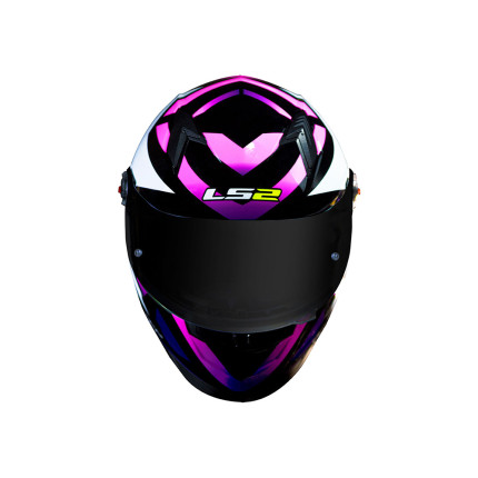 Capacete LS2 Classic FF358 Starwar - Preto e Rosa