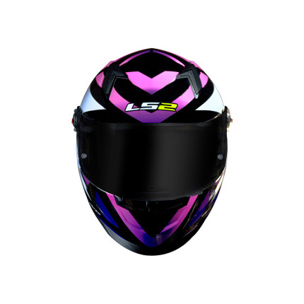 Capacete LS2 Classic FF358 Starwar - Preto e Rosa