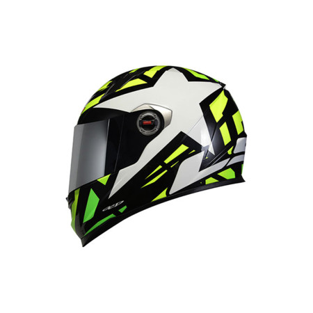 Capacete LS2 Classic FF358 Starwar - Amarelo Fluorescente