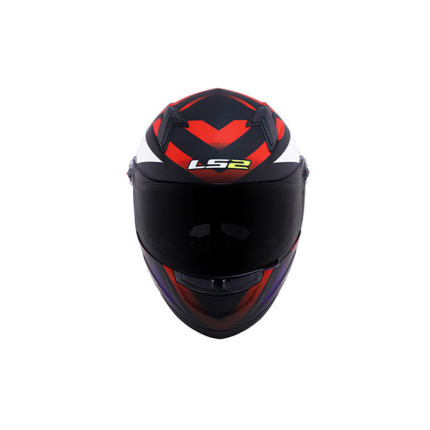 Capacete LS2 Classic FF358 Starwar - Branco Fosco e Vermelho