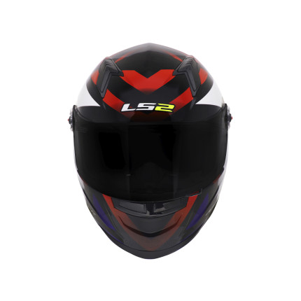 Capacete LS2 Classic FF358 Starwar - Branco e Vermelho