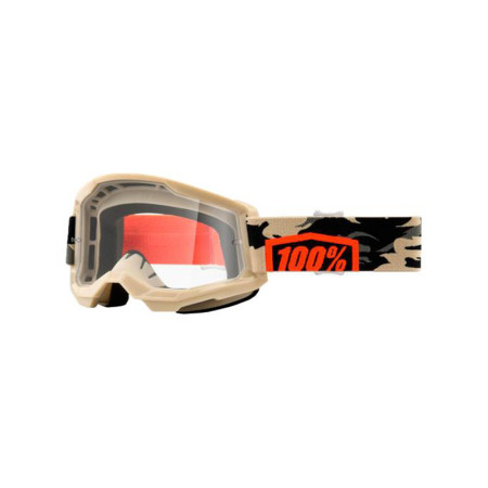 Óculos 100% Strata 2 Kombat - Lente Transparente
