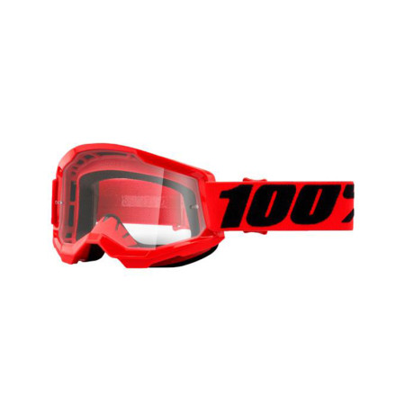 Óculos 100% Strata 2 Red - Lente Transparente