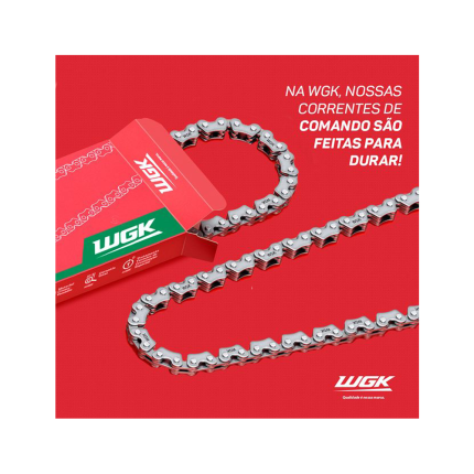 Corrente de Comando WGK Yamaha YS 250 Fazer 404SV - 104L