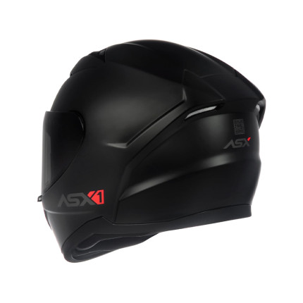 Capacete ASX City Solid - Preto Fosco e Grafite