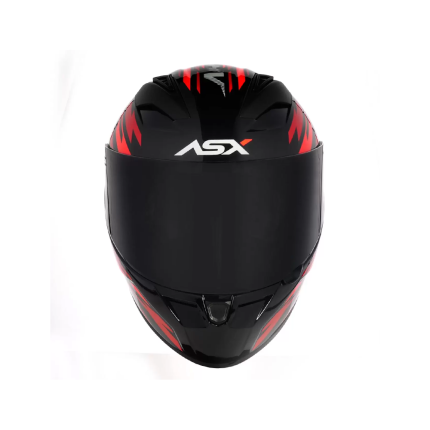 Capacete ASX City Arrow - Preto / Vermelho / Branco