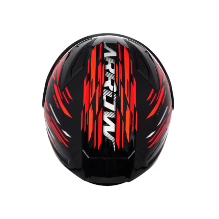 Capacete ASX City Arrow - Preto / Vermelho / Branco