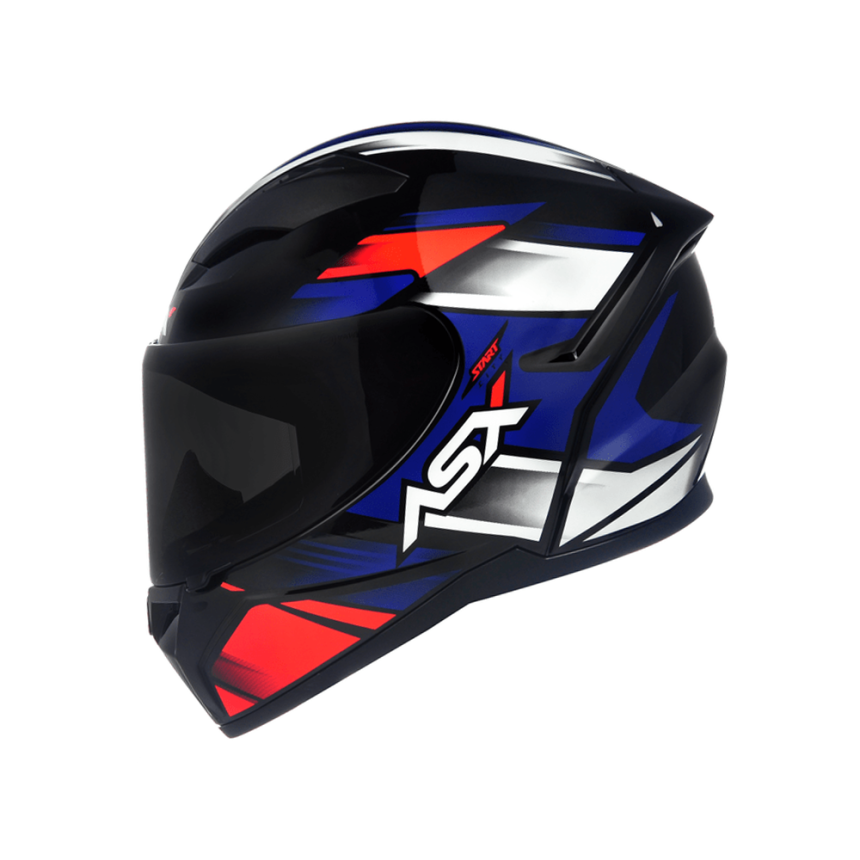Capacete ASX City Start - Preto / Vermelho / Azul