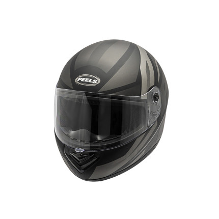 Capacete Peels Spike Maxi - Preto Fosco e Grafite