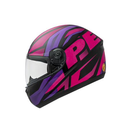 Capacete Peels Spike Maxi - Preto e Rosa
