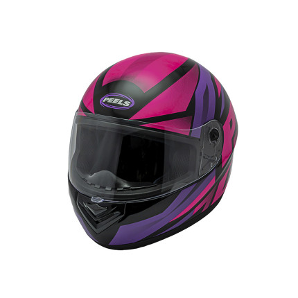 Capacete Peels Spike Maxi - Preto e Rosa