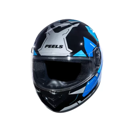 Capacete Peels Spike Lup - Preto e Azul