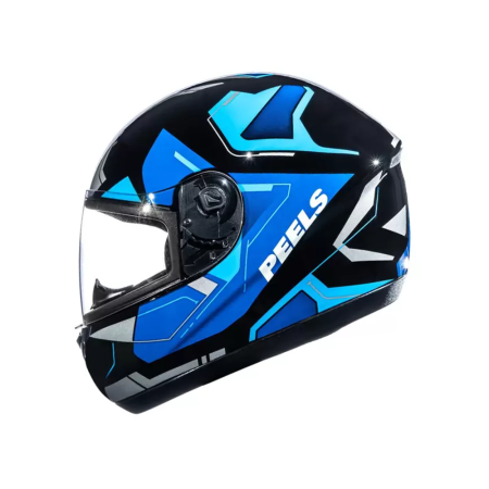Capacete Peels Spike Lup - Preto e Azul