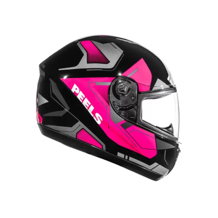 Capacete Peels Spike Lup - Preto e Rosa