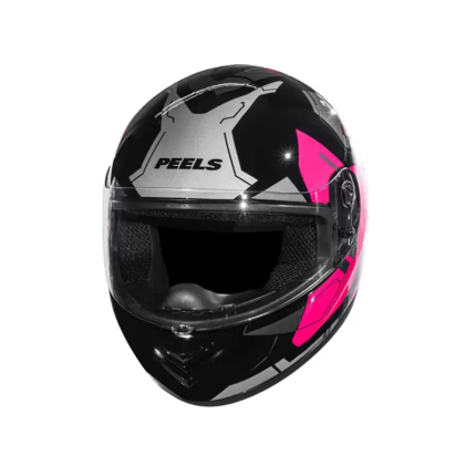 Capacete Peels Spike Lup - Preto e Rosa