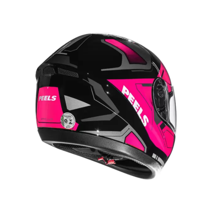 Capacete Peels Spike Lup - Preto e Rosa