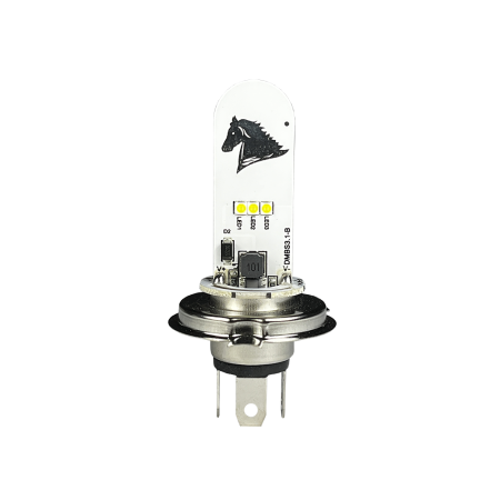 Lâmpada Farol H4 Led FLASH-06 Strobo 6500K Stallion