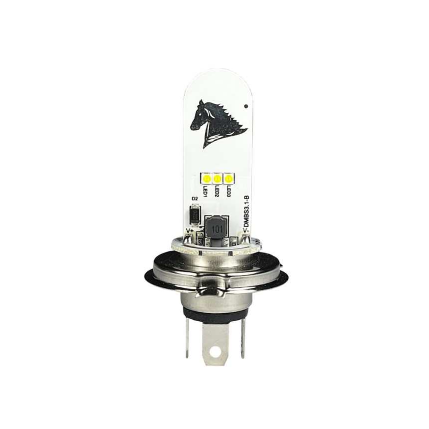 Lâmpada Farol H4 Led FLASH-06 Strobo 6500K Stallion