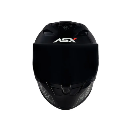 Capacete ASX City Fun - Preto e Branco