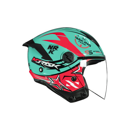 Capacete Norisk Neo Galaxy - Azul e Rosa