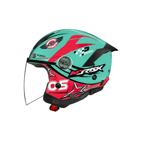 Capacete Norisk Neo Galaxy - Azul e Rosa