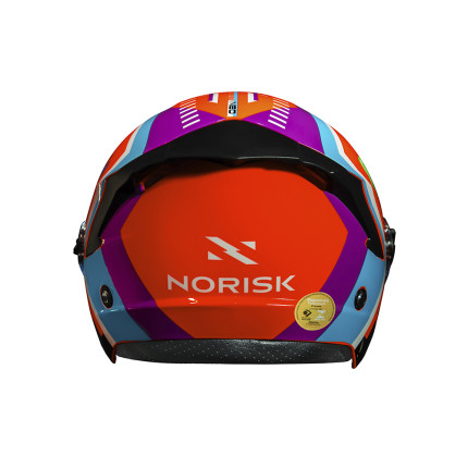 Capacete Norisk Neo Vizion - Laranja e Azul