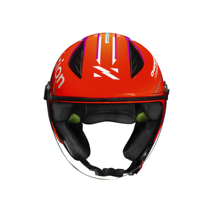 Capacete Norisk Neo Vizion - Laranja e Azul