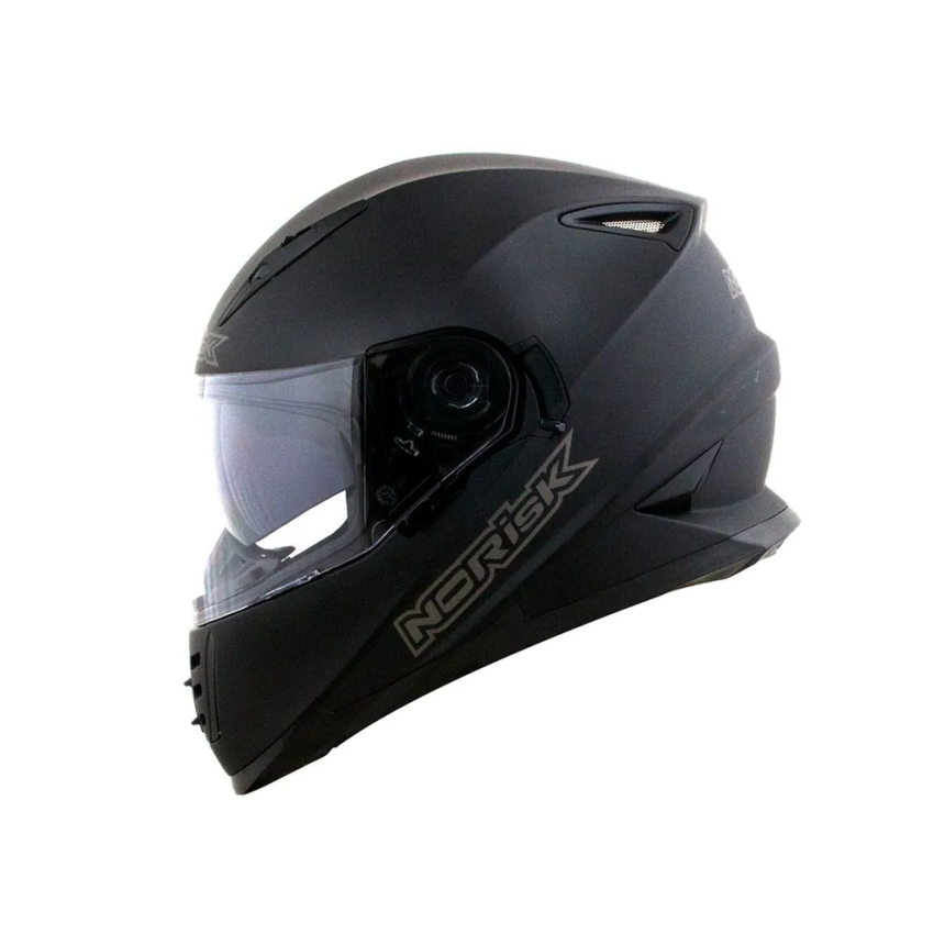 Capacete Norisk FF302 Monocolor - Preto Fosco